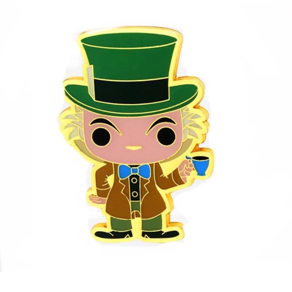 Funko pop pin of Mad Hatter